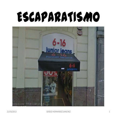 Escaparatismo