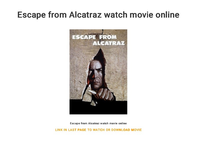 Escape from Alcatraz watch movie online