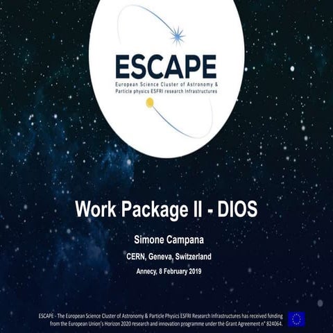 ESCAPE Kick-off meeting - WP2 (Feb 2019 - 2nd day) 
