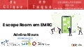 Escape room em EMRC
