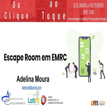 Escape room em EMRC