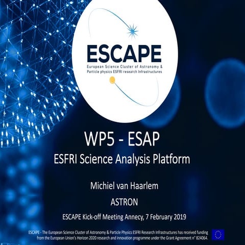 ESCAPE Kick-off meeting - WP5 (Feb 2019)