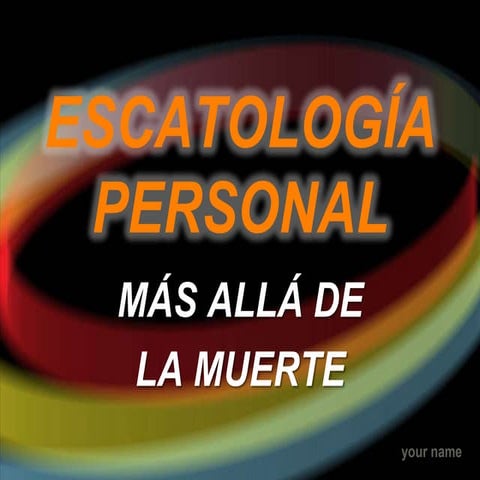 Escatología personal   juicios