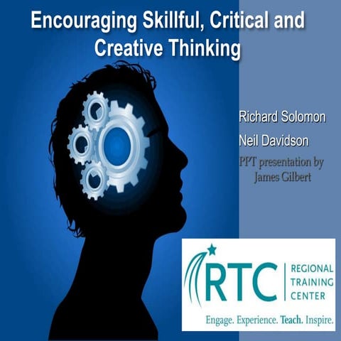 21st Century Learning and Regional Training Center's Thinking Skills Course