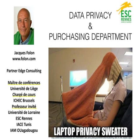 DATA PRIVACY, CLOUD & PURCHASING DEPARTMENT