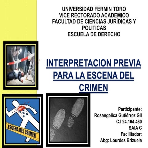 Manual de procedimientos para la preservacion de la escena del crimen | PDF