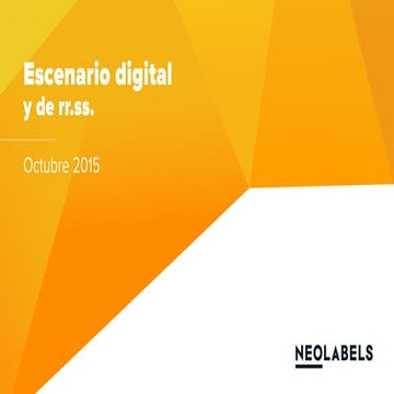 Escenario Digital y de rr.ss
