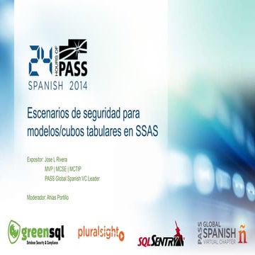 24 HOP edición Español - Escenarios de seguridad para modeloscubos tabulares ...