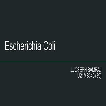 Escherichia coli