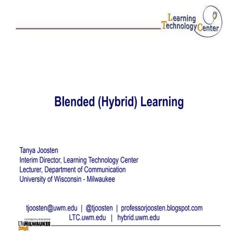 Blended learning