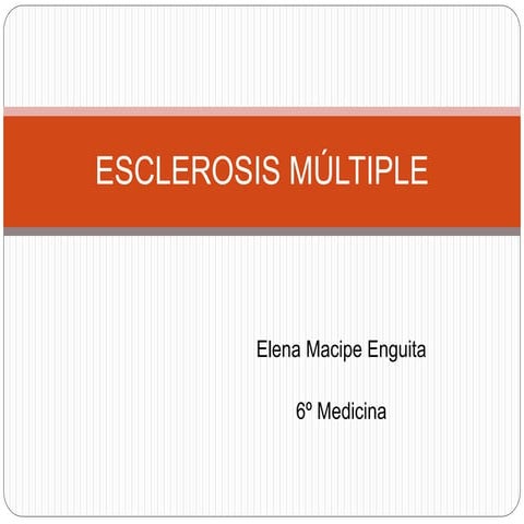 Esclerosis multiple