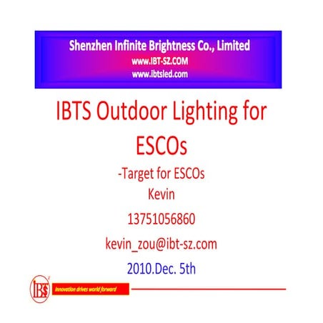 Esco -led street light