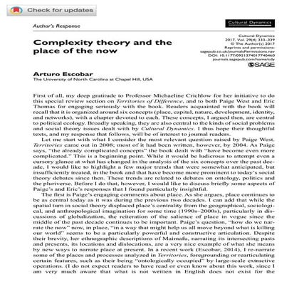 Escobar2017 cultural dynamics