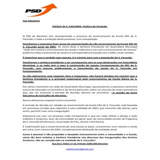 Escola s facundo politica de verdade