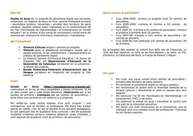 Escoles en xarxa - Gisela Muñoz