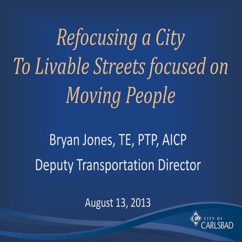 Livable Streets Carlsbad 