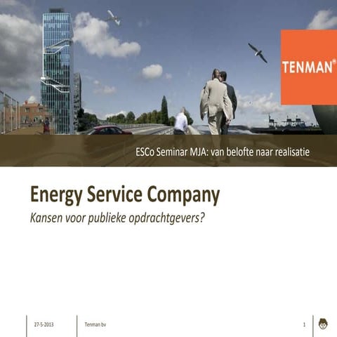 Energy service company: van belofte naar realisatie