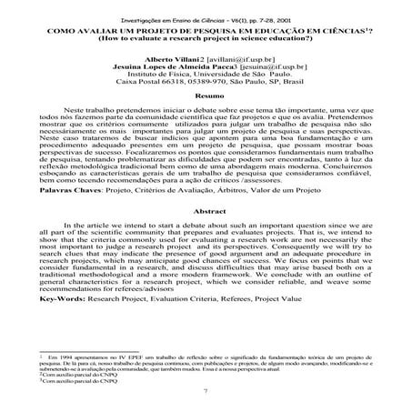 Como avaliar um artigo em ciencias sociais