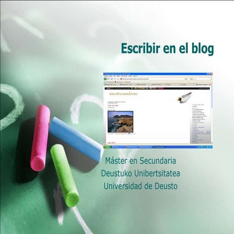 Escribir En El Blog