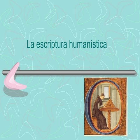 Escriptura humanistica