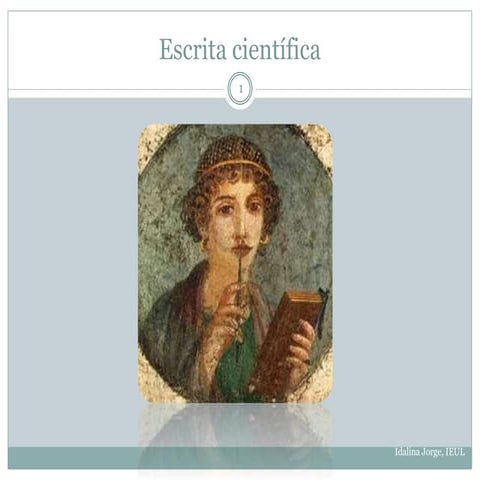 Escrita científica 
