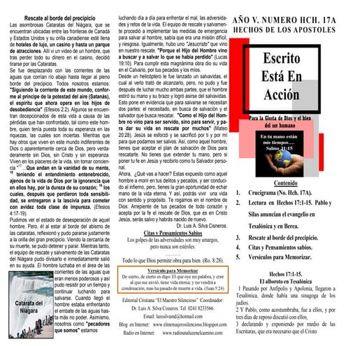 ESCRITO ESTA EN ACCIÓN. PABLO Y SILAS PREDICAN EXITOSAMENTE  Y CON GRAN OPOSI...