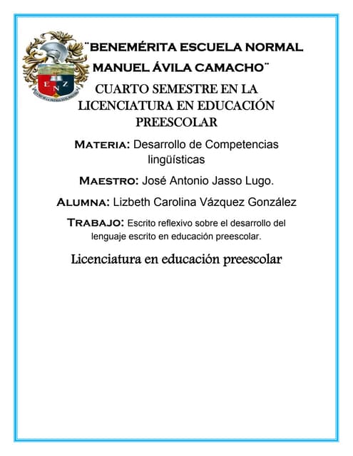 Escrito reflexivo tb5