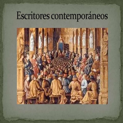 Escritores contemporáneos