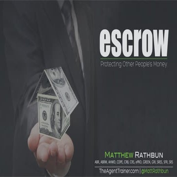 Escrow 2015 | PDF