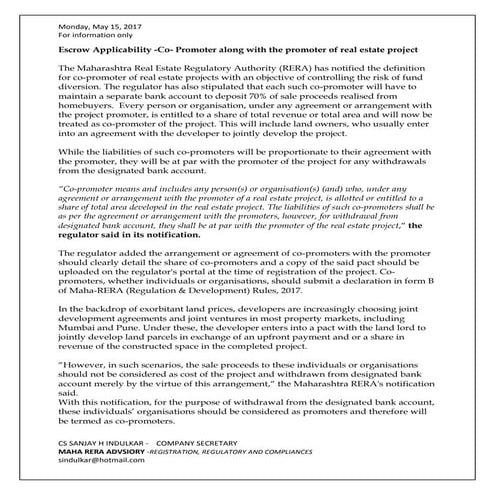 MAHA RERA 