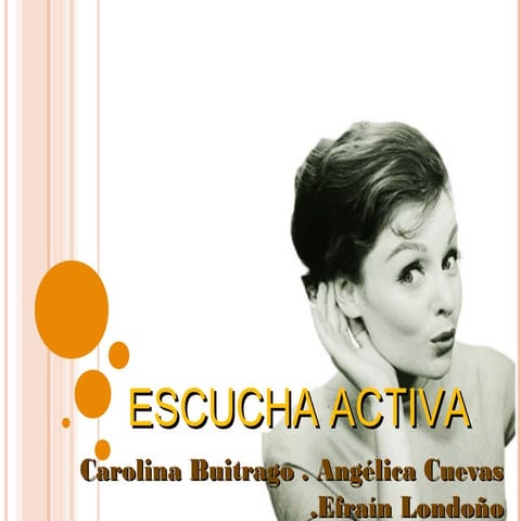 Escucha activa | PPT