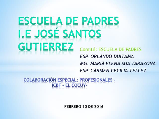 Escuela de padres