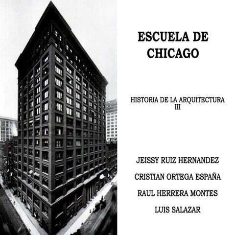 Escuela de Chicago - Arquitectura