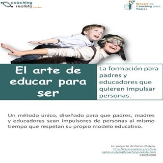 Curso: El arte de educar para ser. ...