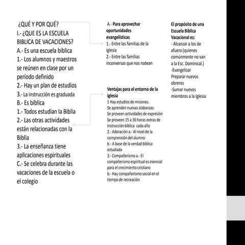 Escuela de vacaciones