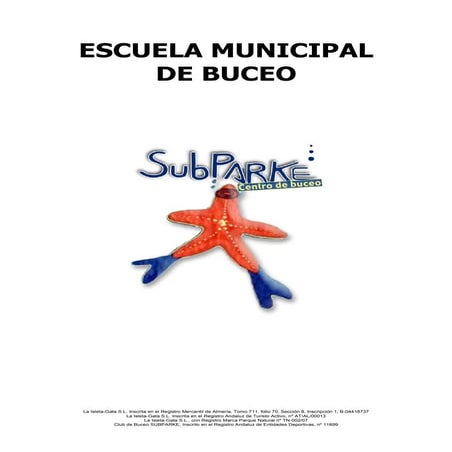 Escuela municipal de buceo