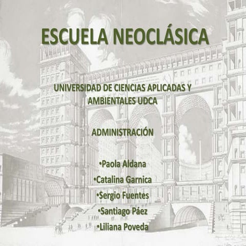 Escuela neoclasica