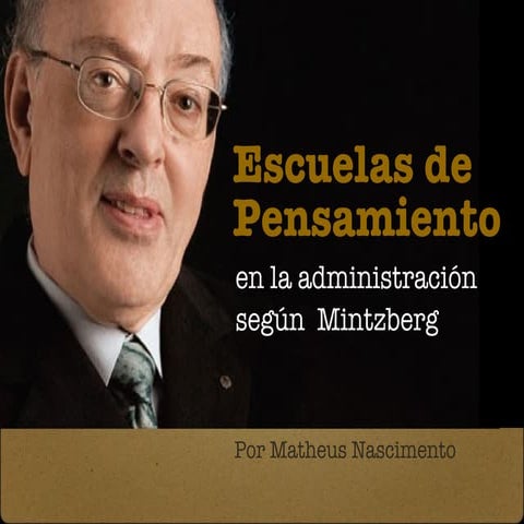 Escuelas del pensamiento organizacional