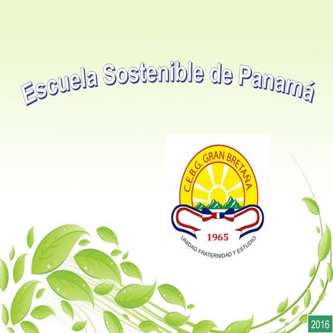 Escuela sostenible | PPT