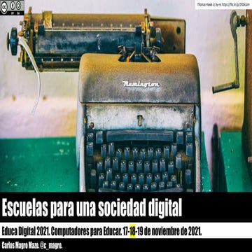 Escuelas para una sociedad digital 