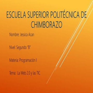 LA WEB 2.0 Y LAS TIC 