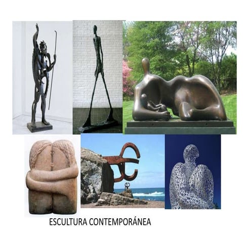 Escultura contemporánea