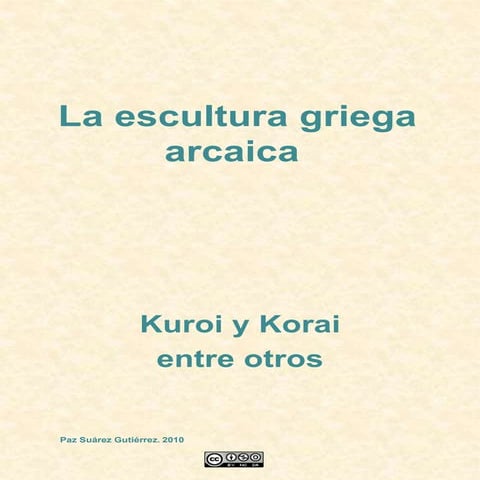 La escultura griega arcaica