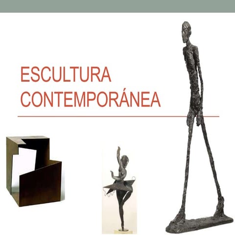 Escultura contemporánea