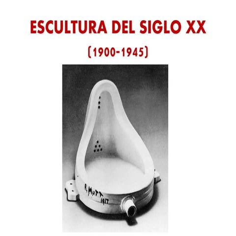 Escultura del siglo xx