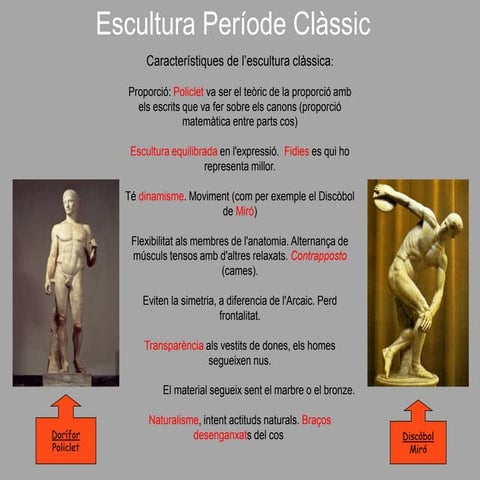 Escultura periode clàssic
