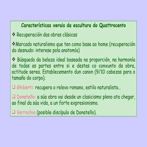 Escultura quatrocentto