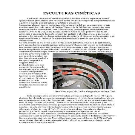Esculturas Cineticas