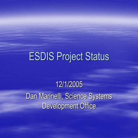 ESDIS Project Status