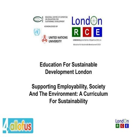 Education For Sustainable Development London